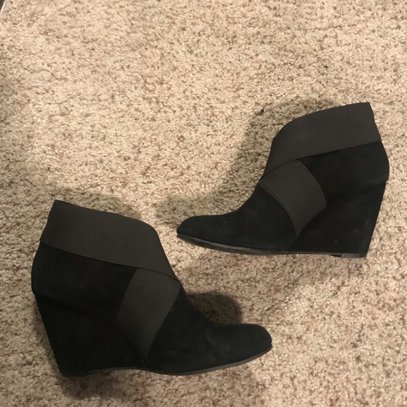 Black wedge booties - Picture 6 of 7